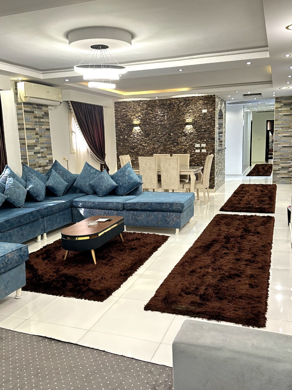 شقة فاخرة للايجارا ليومى والشهرى بالمهندسين شارع اسراء المعلمين