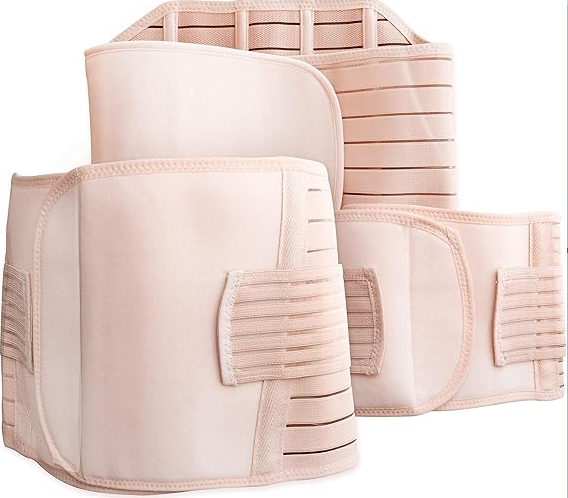 مشد النفاس والولادة الثلاثي للبطن والخصر والأرداف