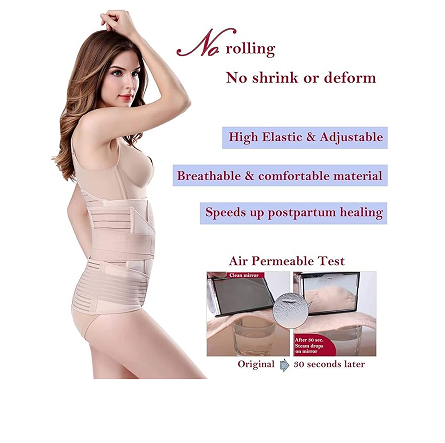 مشد النفاس والولادة الثلاثي للبطن والخصر والأرداف