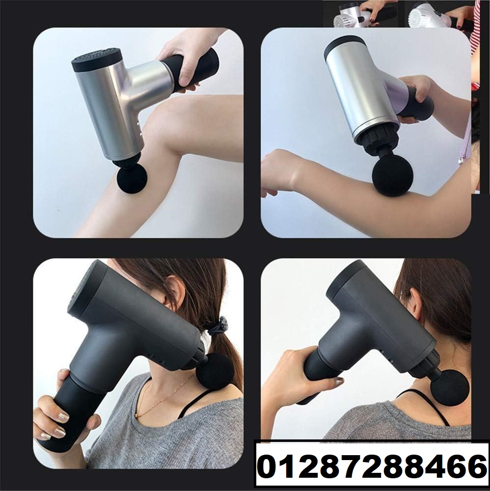 مسدس تدليك عضلات الجسم Fascial Gun لتخفيف الآلام والاسترخاء