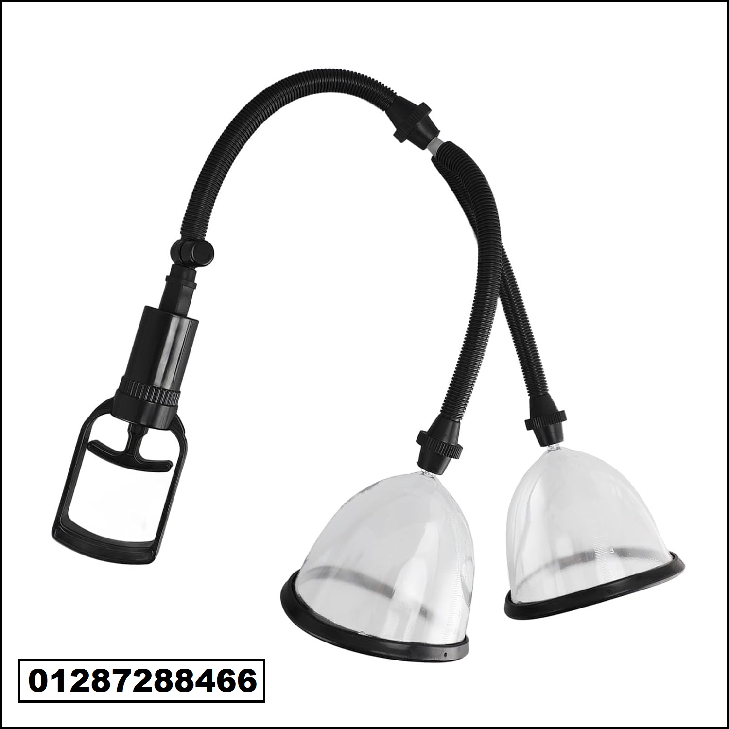 جهاز تكبير الثدي اليدوي المزدوج