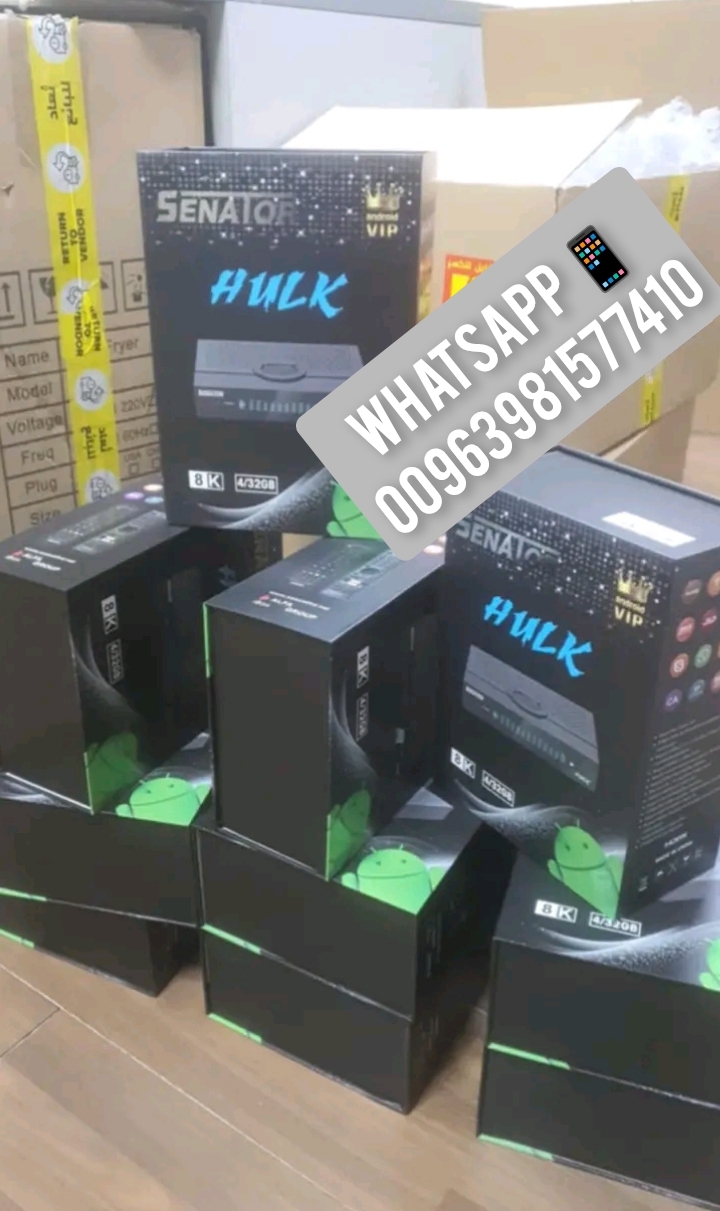SENATOR HULK 2024, ANDROID HYBRID OTT BOX WITH S2 , FTA 4K/8K