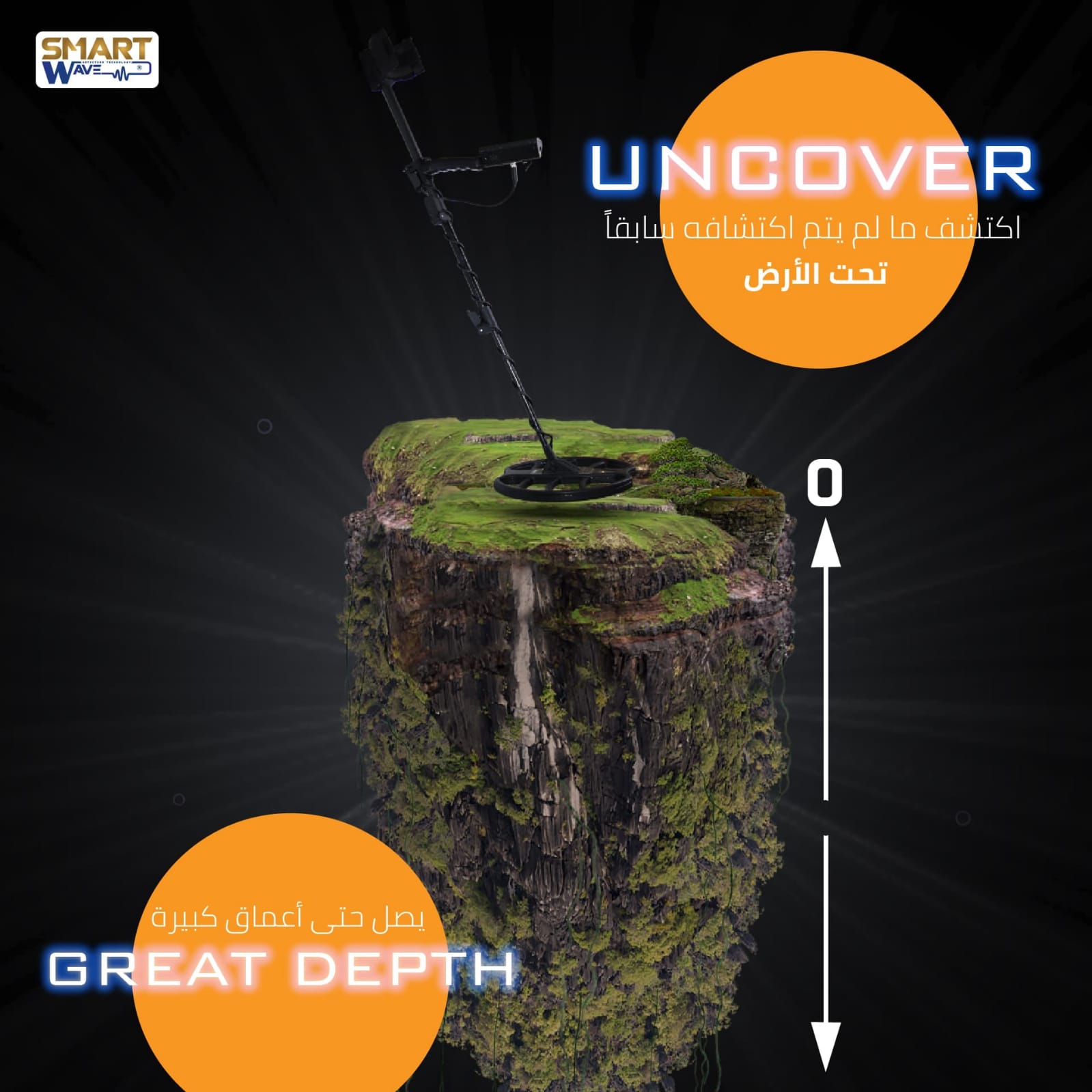 جهاز كشف الذهب و المعادن الثمينة كيو زاد QZ80 الالماني