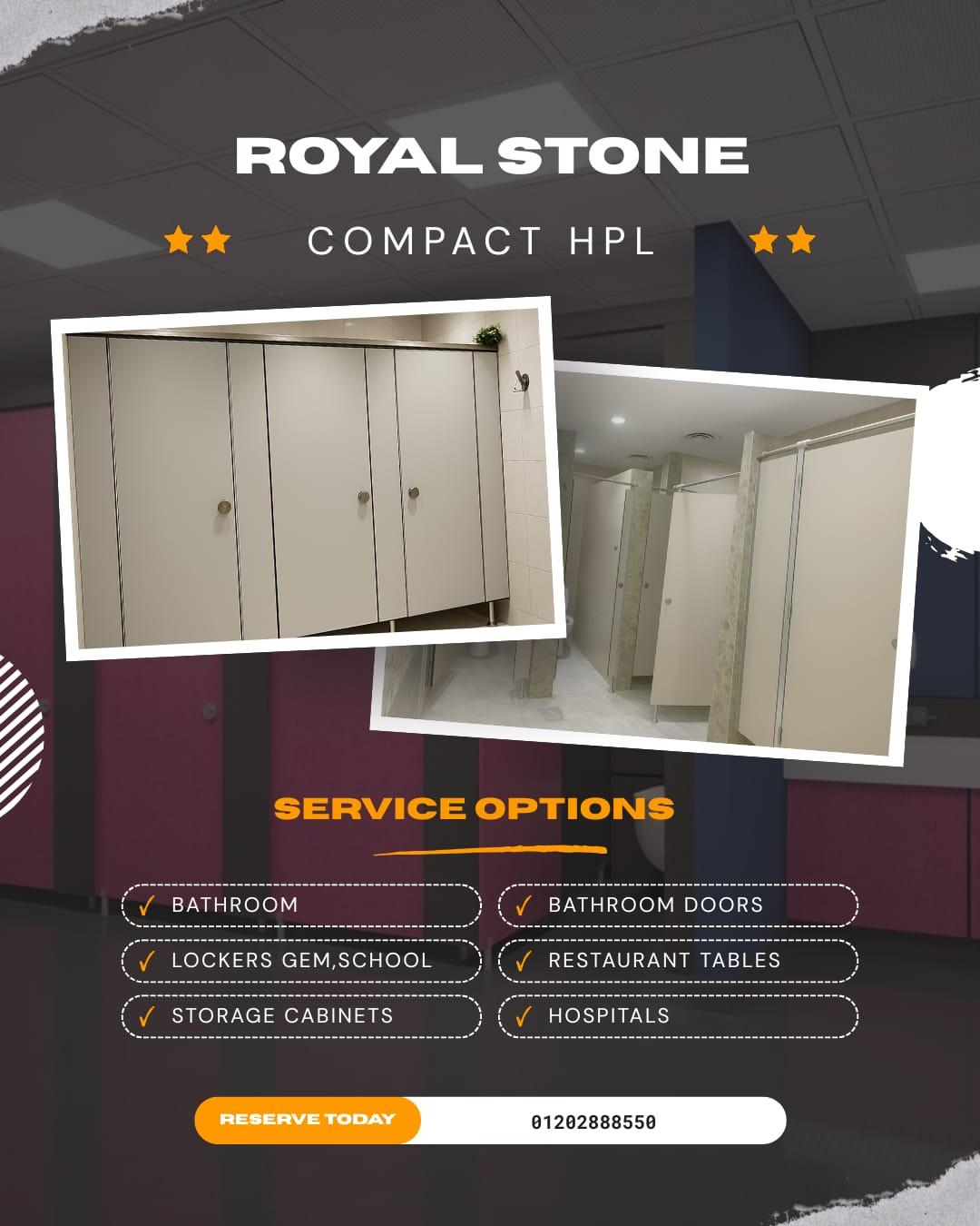 انت تستحق افضل وحدات حمام مع شركة رويال ستون للكومباكت