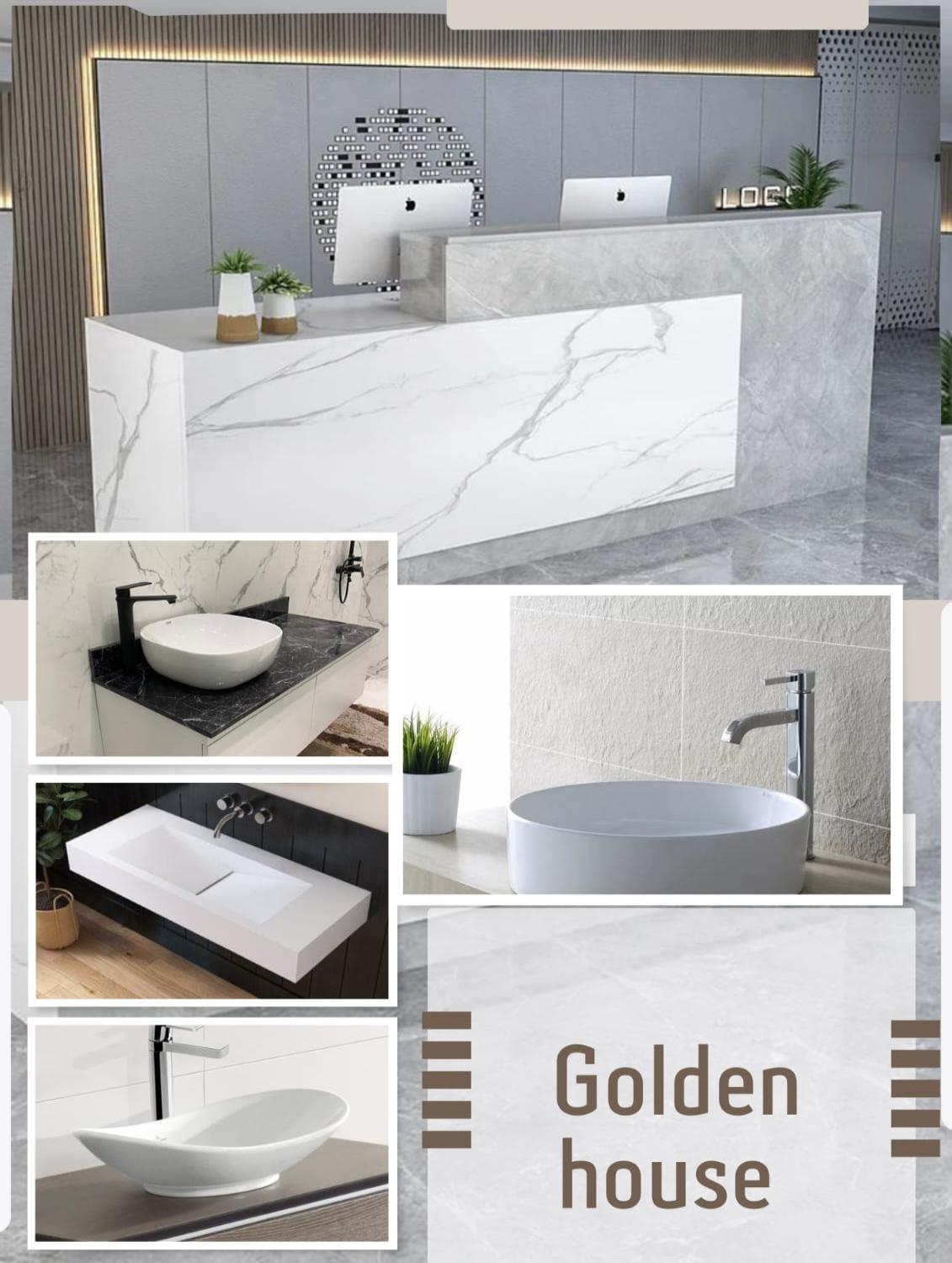 تركيب الكومباكت hpl والكوريان الرخام الصناعى