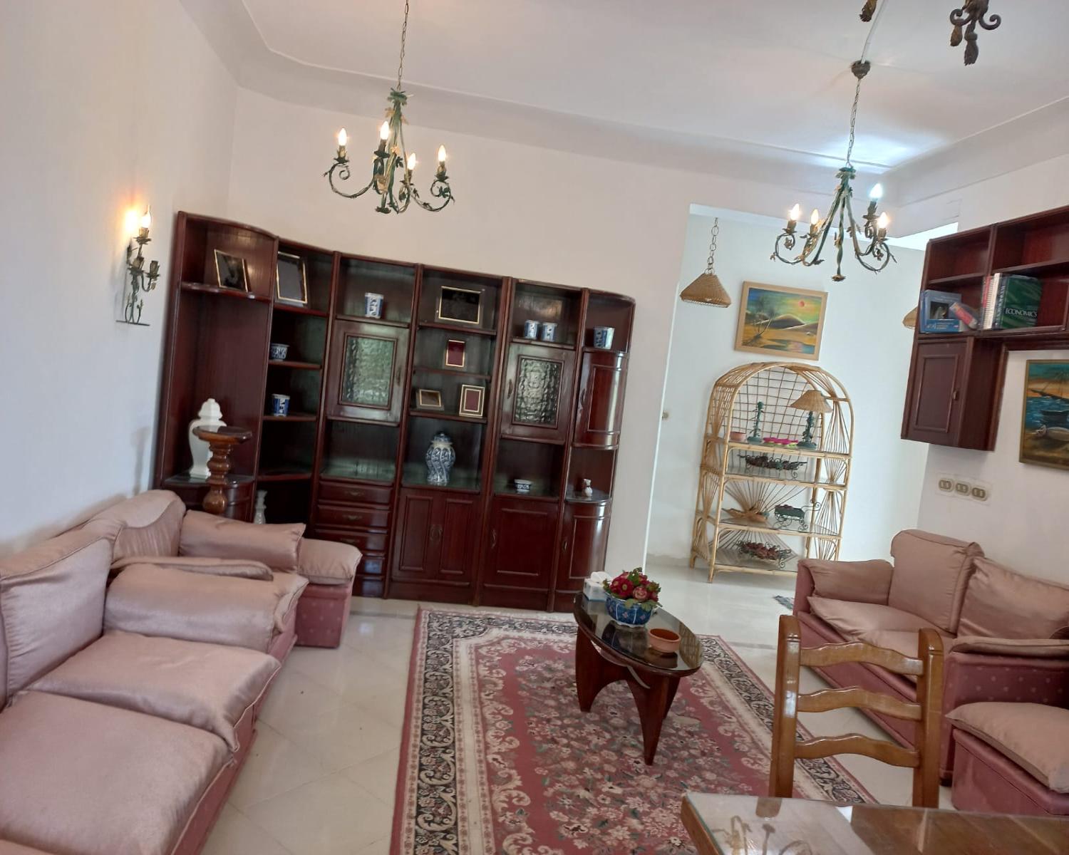 فيلا للإيجار مفروشة كينج مريوط طريق برج العرب  كمبوند الواحه الخضراء