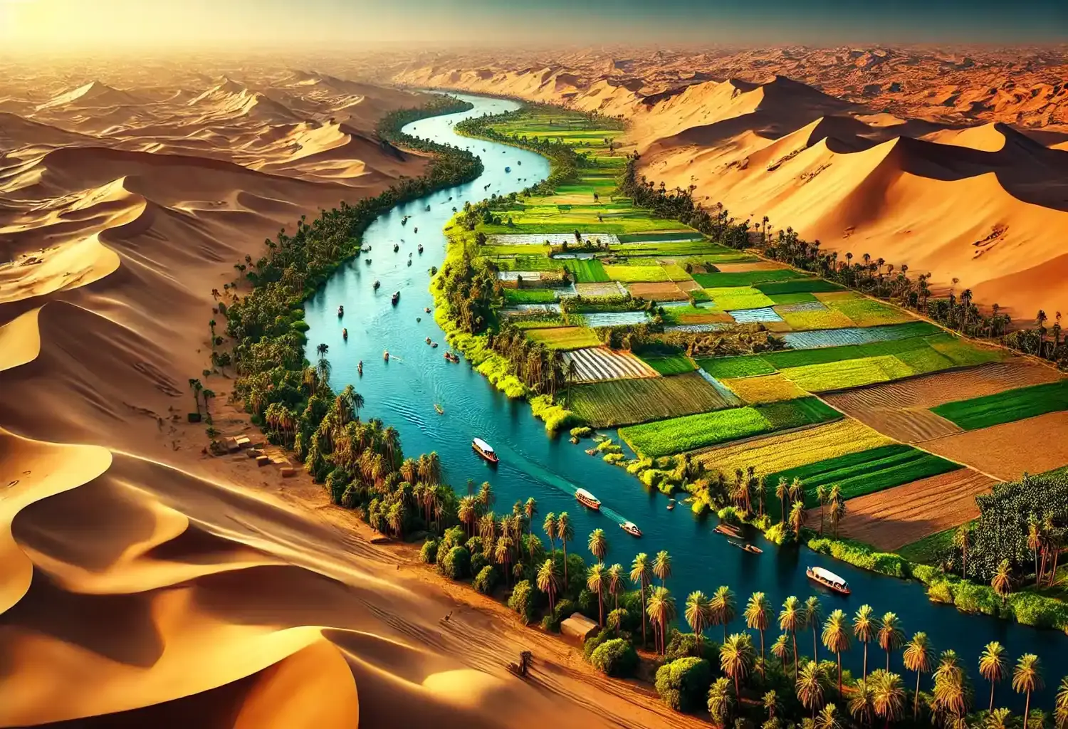 مشروع جريان (الشيخ زايد) علي النيل