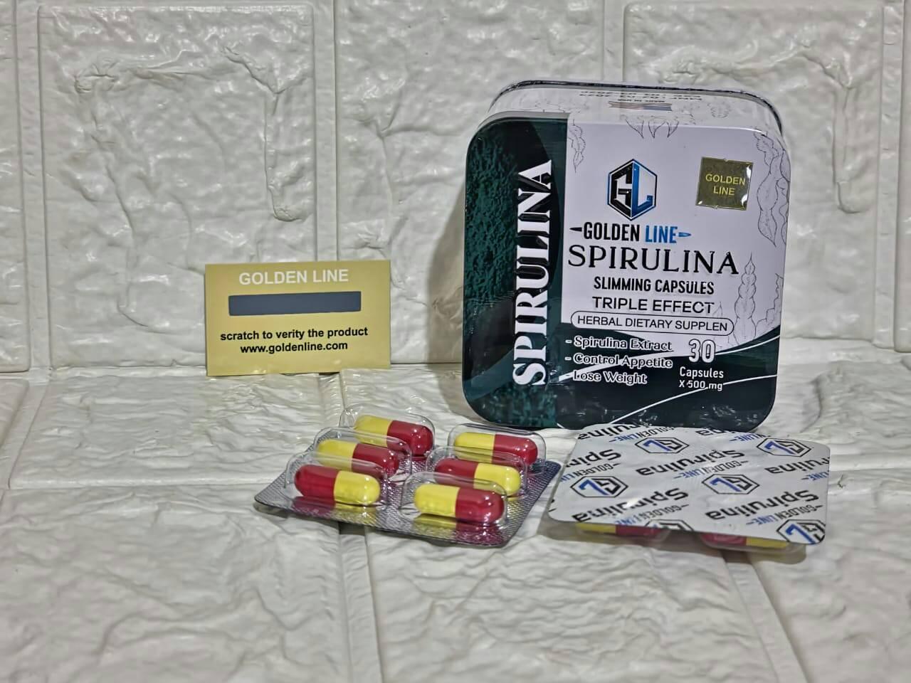 كبسولات سبيرولينا الطحالب الخارقة لحرق الدهون