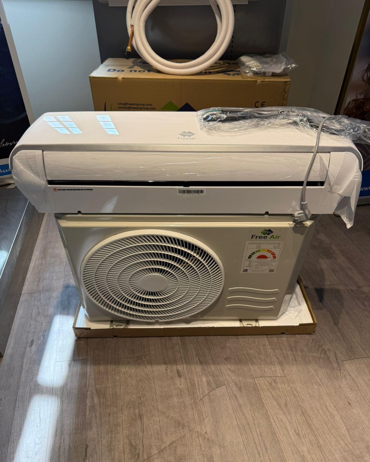 ❄️🔥 فري إير 1.5 حصان بارد ساخن – تبريد وتسخين في جهاز واحد 💪