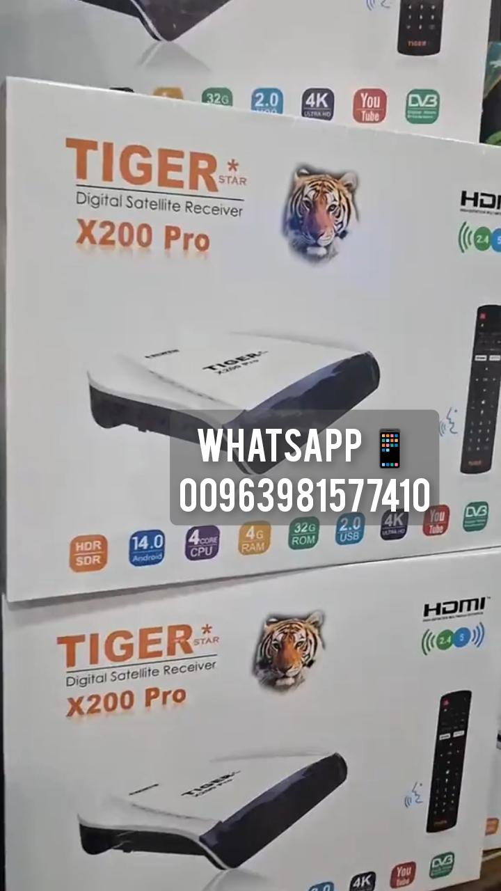 TIGER X200 PRO 4K ANDROID OS 14 FOREVER