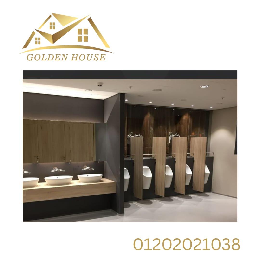 اللواح الكومباكت hpl  لابواب الحمامات قواطيع وفواصل المباول