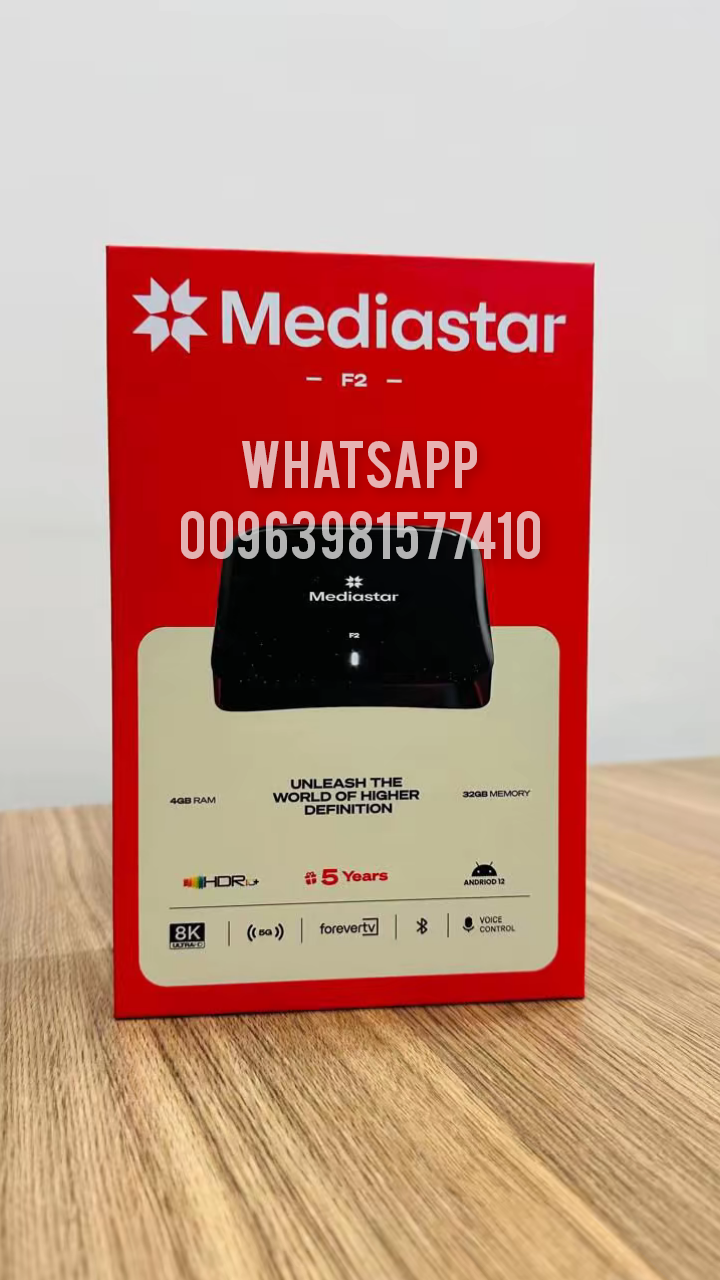 MEDIASTAR F2 8K 5G ANDROID OS 12 NEW MODEL 2025