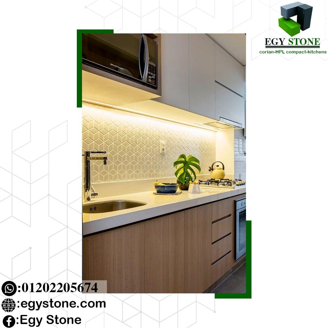 افضل وأشيك وأقوى كونترات مطابخ كوريان (الرخام الصناعى)