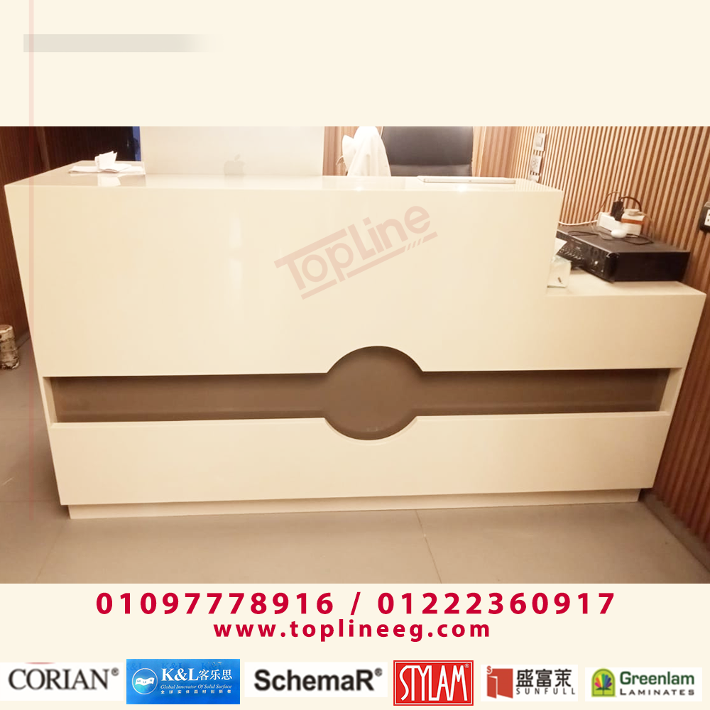 احدث الوان وتصميمات كاونترات استقبال كوريان لسنه 2025