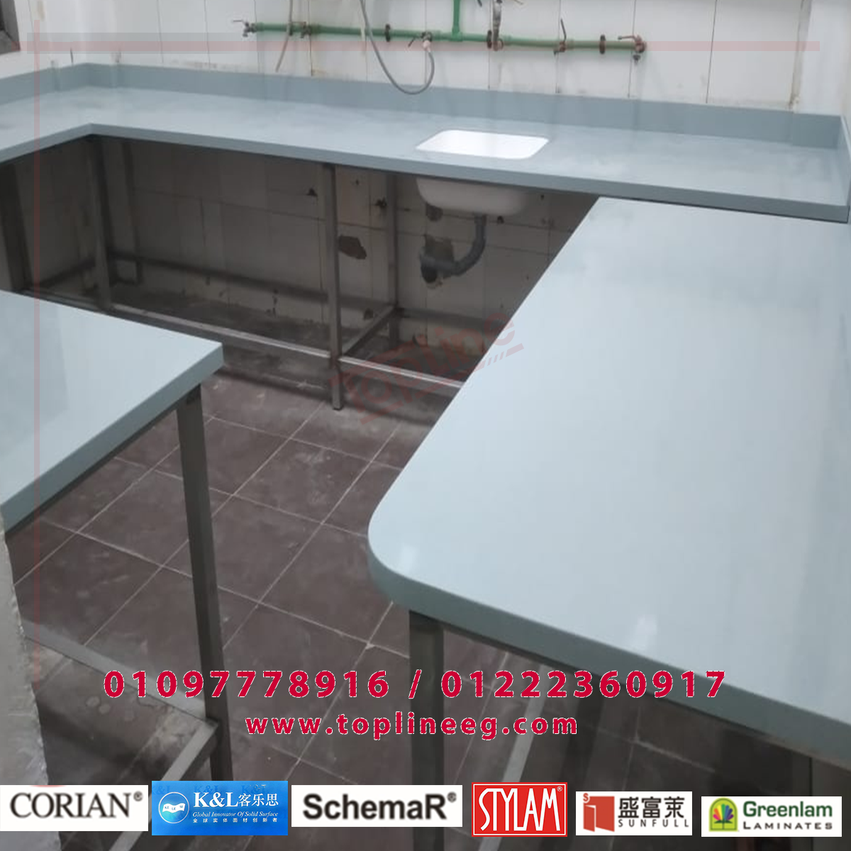 احدث الوان وتصميمات كاونترات استقبال كوريان لسنه 2025