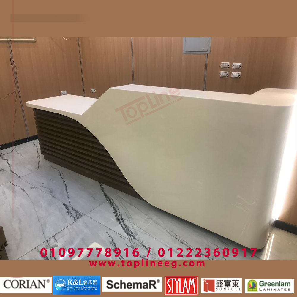 احدث الوان وتصميمات كاونترات استقبال كوريان لسنه 2025