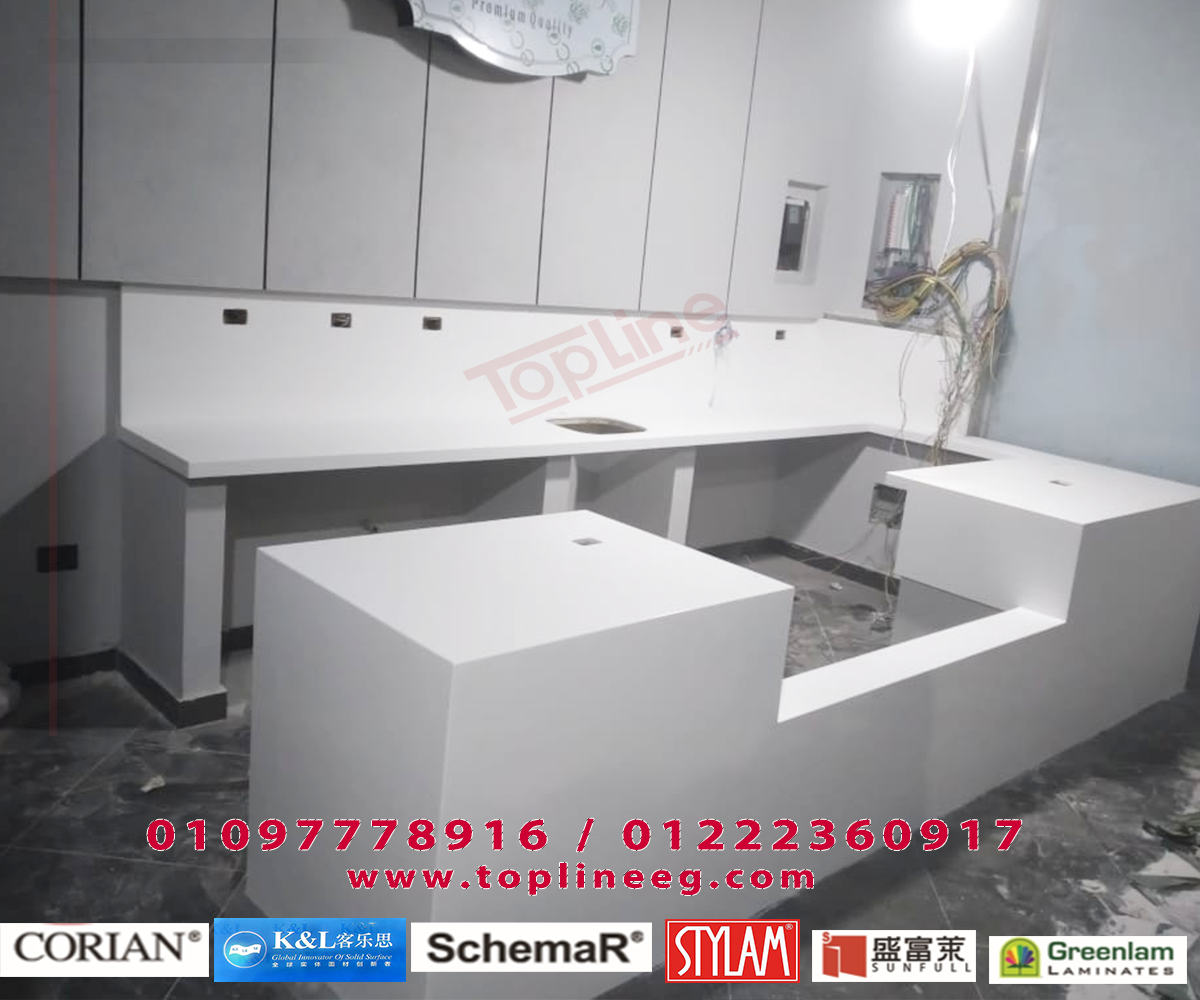 احدث الوان وتصميمات كاونترات استقبال كوريان لسنه 2025