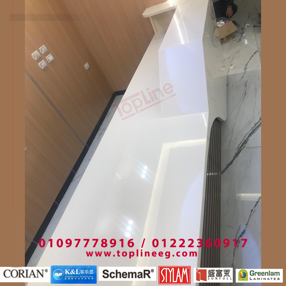 احدث الوان وتصميمات كاونترات استقبال كوريان لسنه 2025