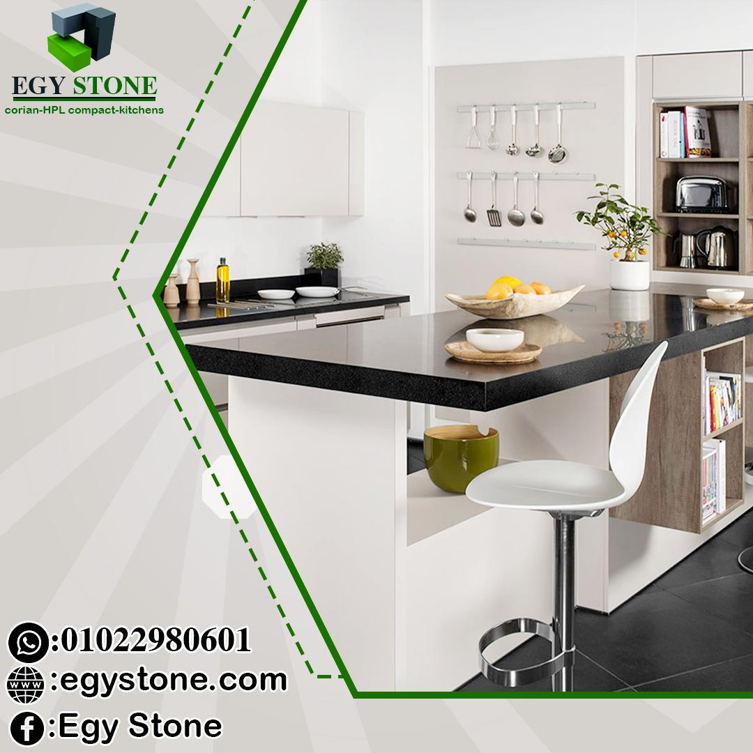 كاونتر توب للمطابخ و جزيرة المطبخ بالكوريان