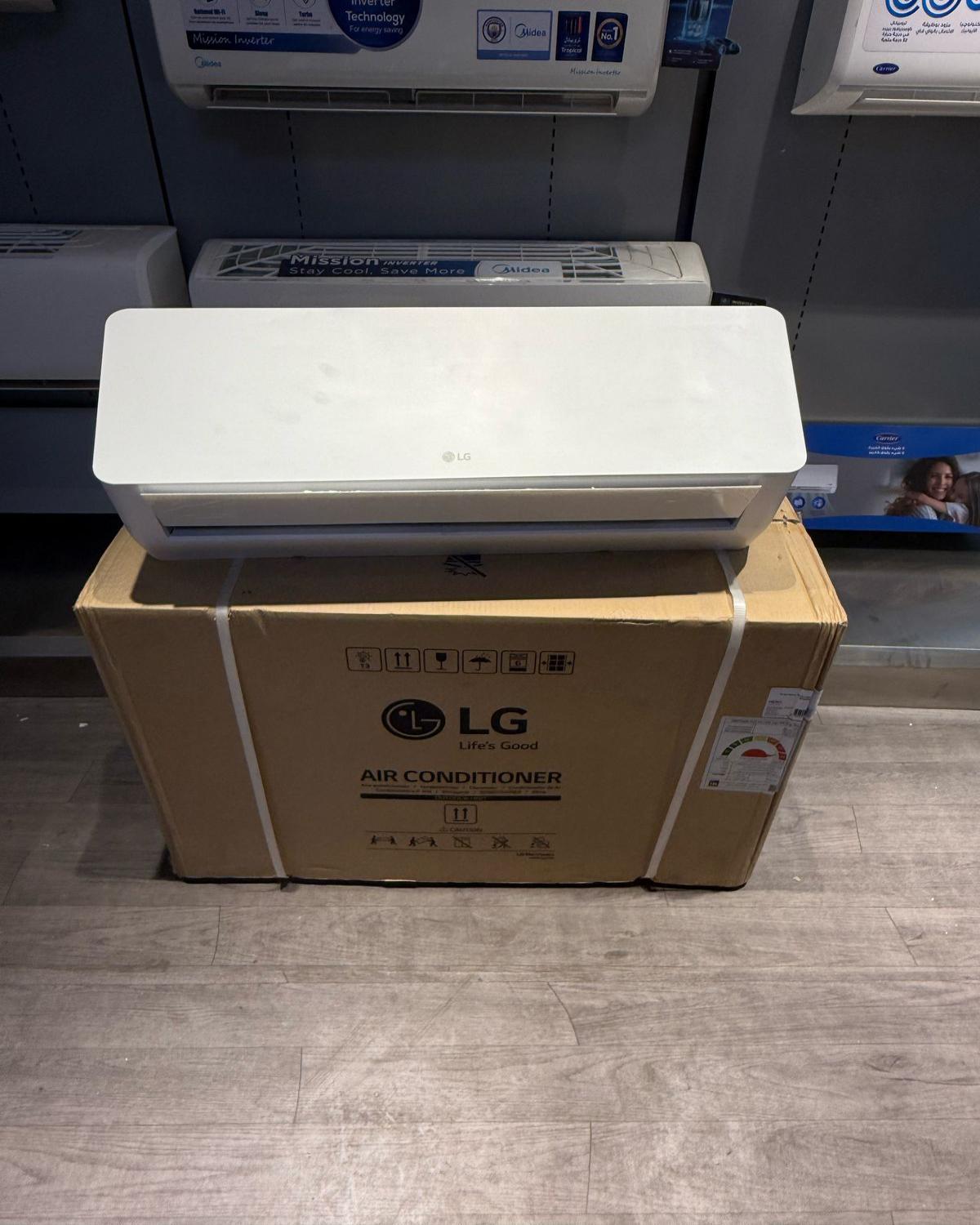 🌬️🔥❄️ تكييف LG STD 1.5 حصان بارد ساخن – تكنولوجيا كورية بتخلي الجو دايمًا على مزاجك!