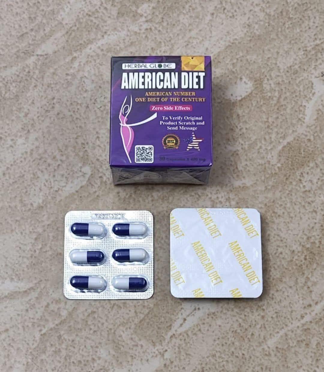 تساعد كبسولات amrican daiet في علاج السمنة المفرطة تزيد معدل حرق الدهون والسعرات الحرارية في الجسم