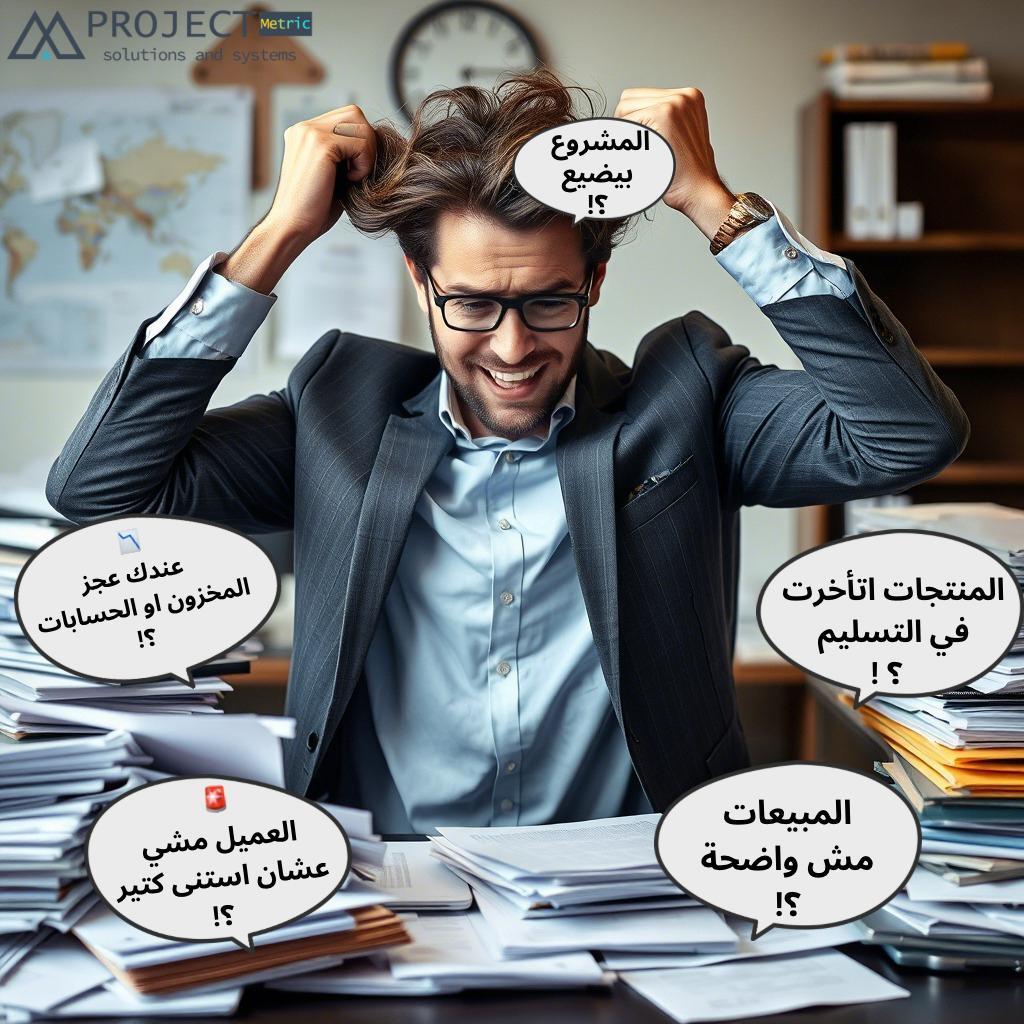 حلول نظام بروجيكت متريك لادارة مشروعك باستخدمERP