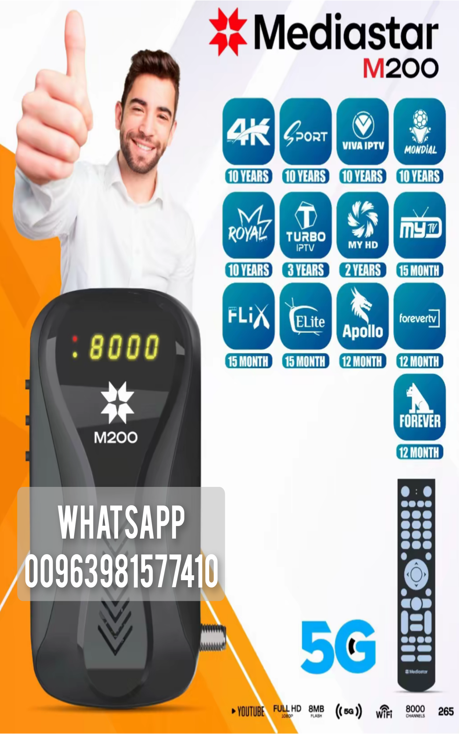 MEDIASTAR M210 FOREVER NEW MODEL 2025