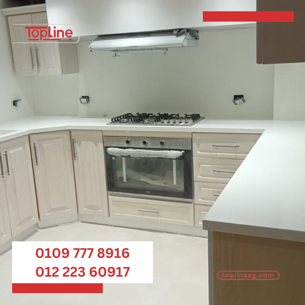 رخام  كوريان مستورد لقرص المطابخ من شركة توب لاين الرائدة في مجالها