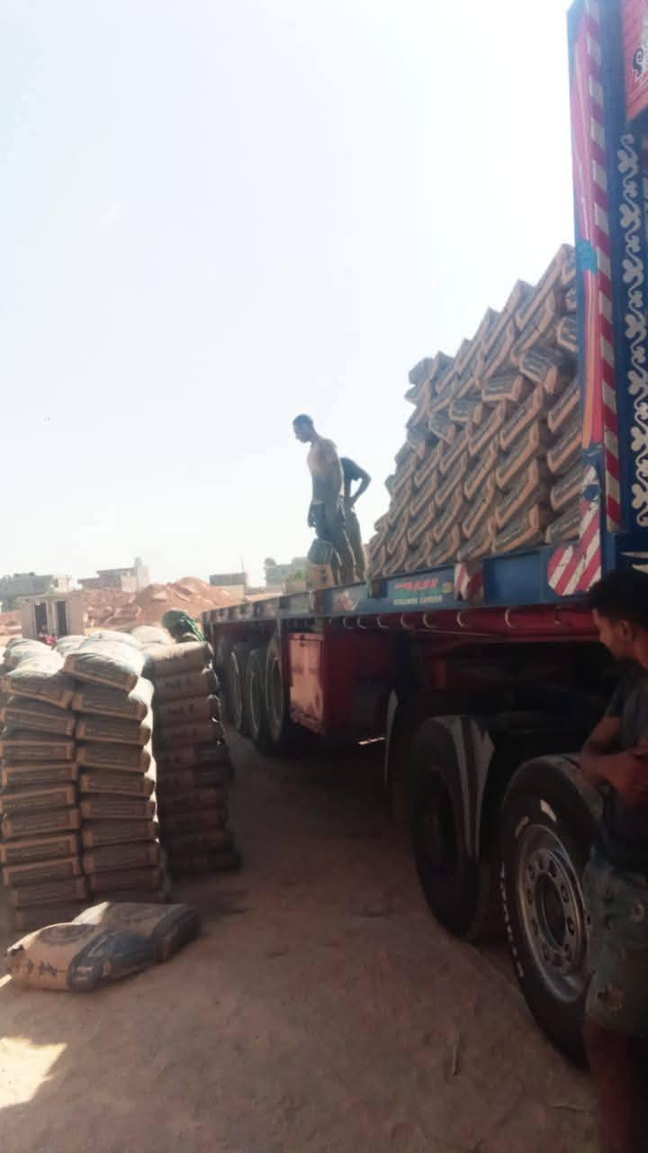 اسمنت من توريد شركة النور لمحافظات القاهره والجيزه