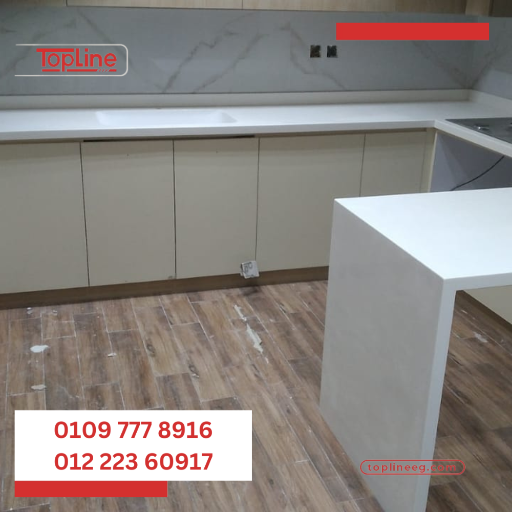 بديل الرخام الكوريان من شركة توب لاين بجميع الالوان اعلي جوده في مصر