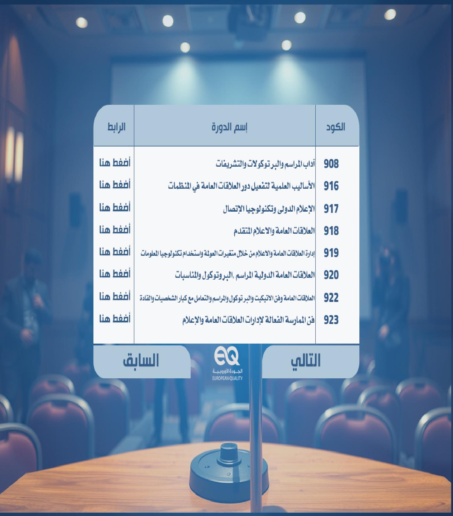طوّر مهاراتك الإعلامية وكن صانعًا للتأثير المؤسسي مع أقوى برامج 2025