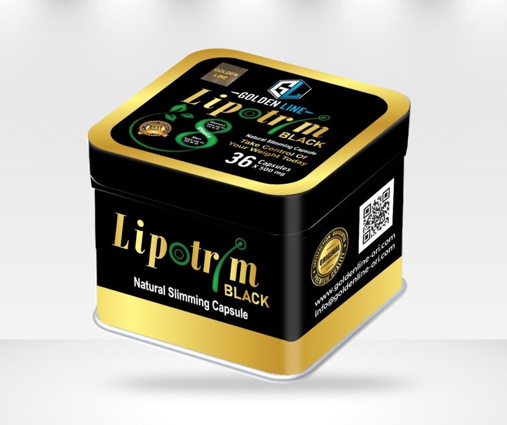 ليبوتريم بلاك LIPOTRIM BLACK كبسولات لتفتيت الدهون