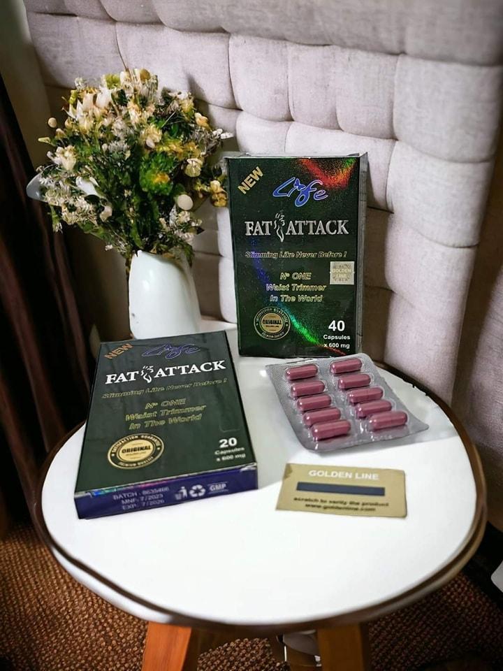 كبسولات فات اتاك للتخسيس 40 كبسولة fat attack capsules
