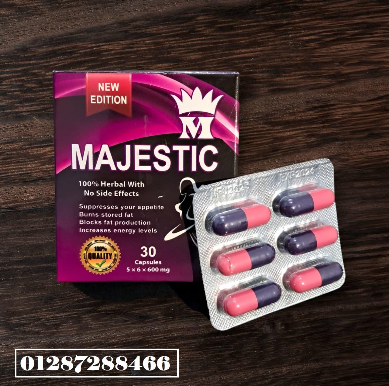 Majestic capsules for weight loss and body slimming