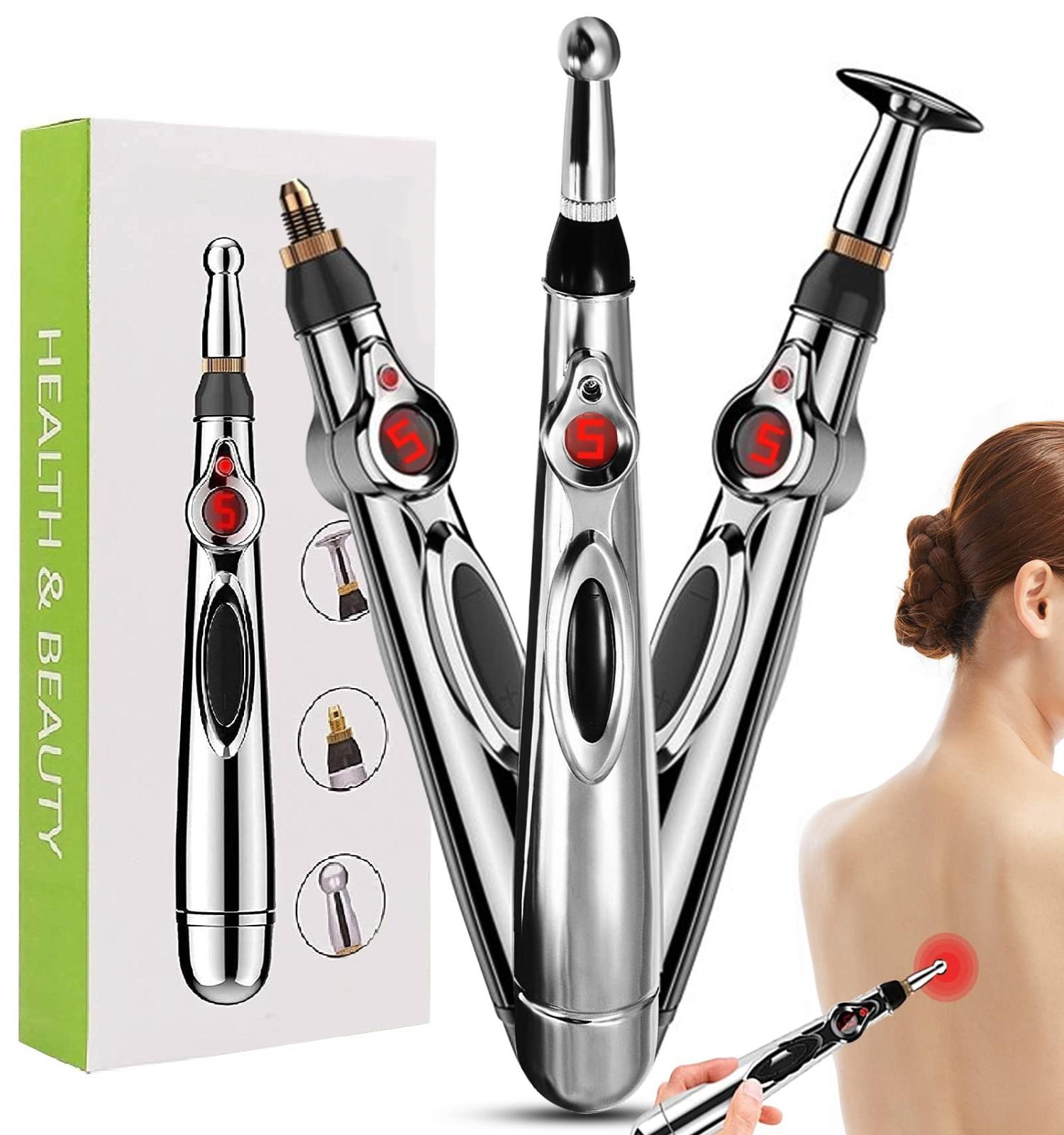 قلم الوخز بالإبر الإلكتروني - تخفيف الآلام والتدليك بفعالية01012187661