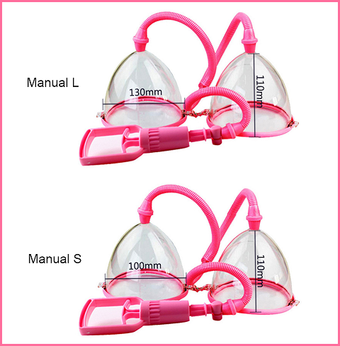 جهاز تكبير الثدي اليدوي المزدوج