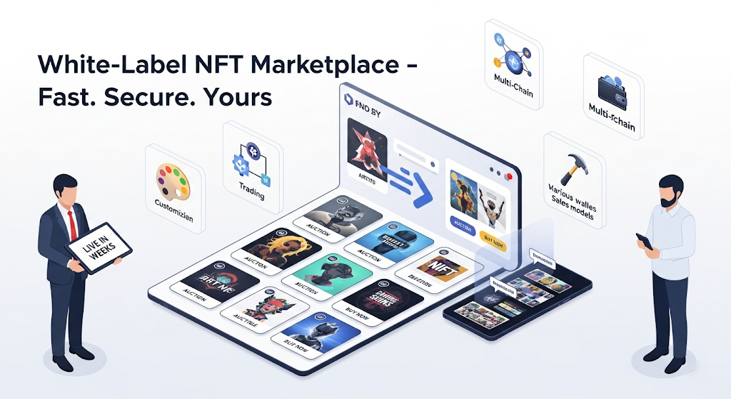 White-Label NFT Marketplace Development – Fast & Cost-Effective