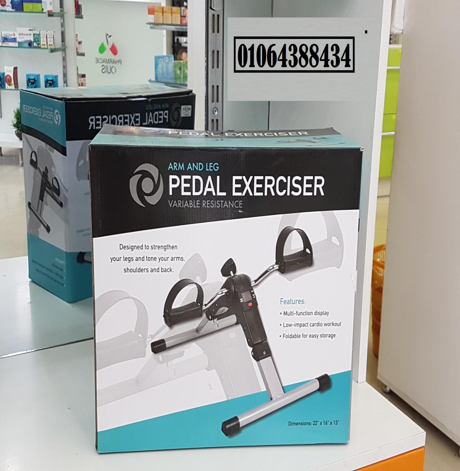 دراجة تمرين Pedal Exerciser تمارين لكبار السن مع شاشة رقمية
