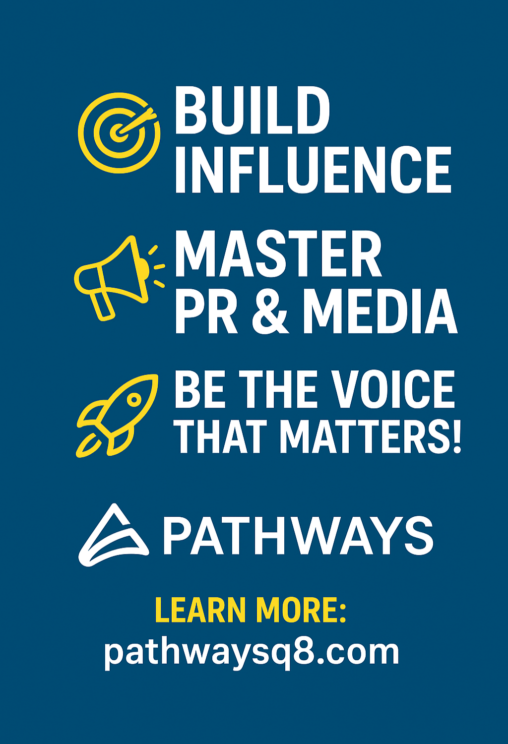 Invest in your growth and make your presence unforgettable