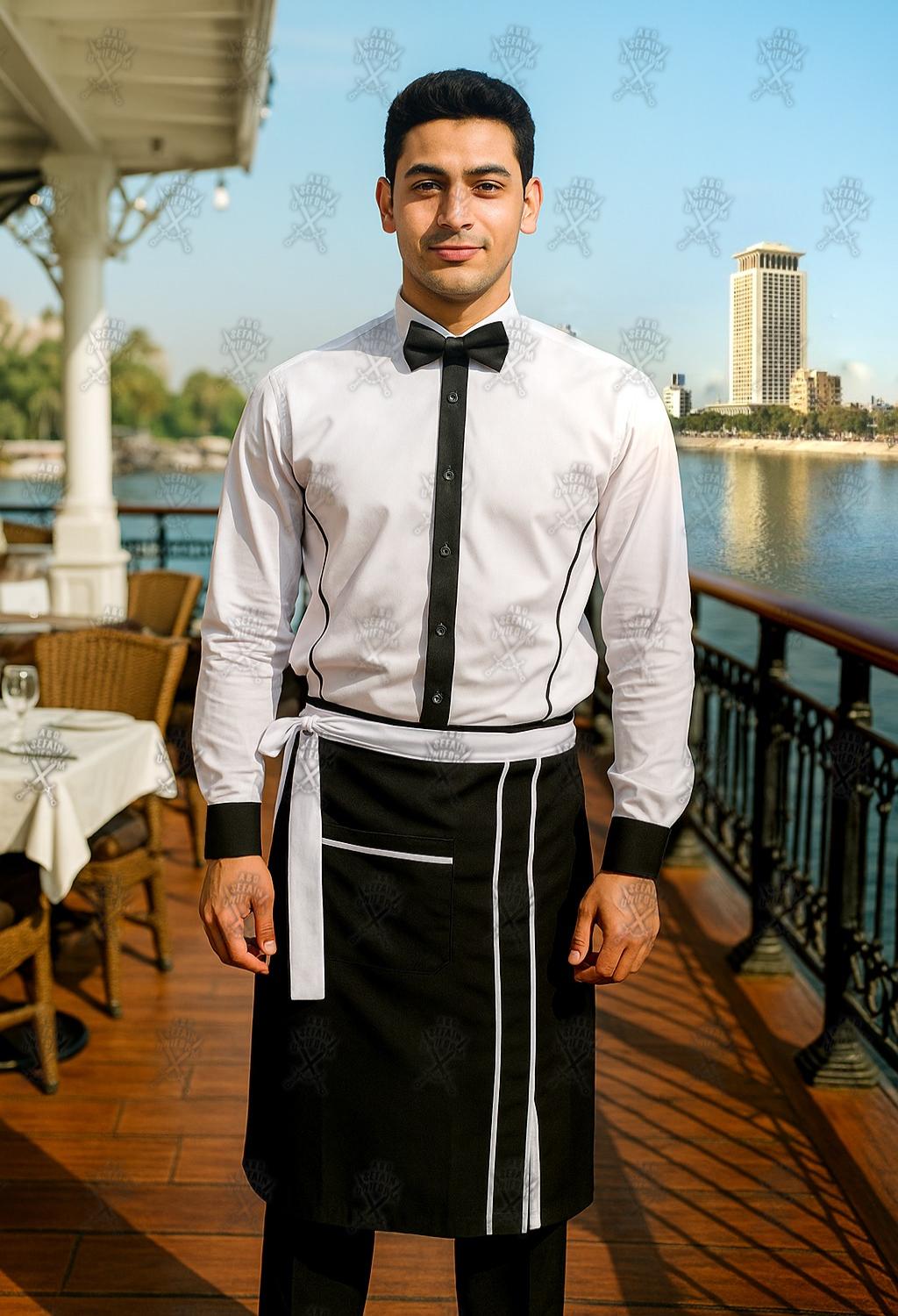 Waiter uniform-يونيفورم الضيافة بأفضل و أحدث التصميمات -يونيفورم مطاعم وكافيهات -يونيفورم فندقى
