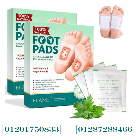 ضمادات القدم المزيلة للسموم