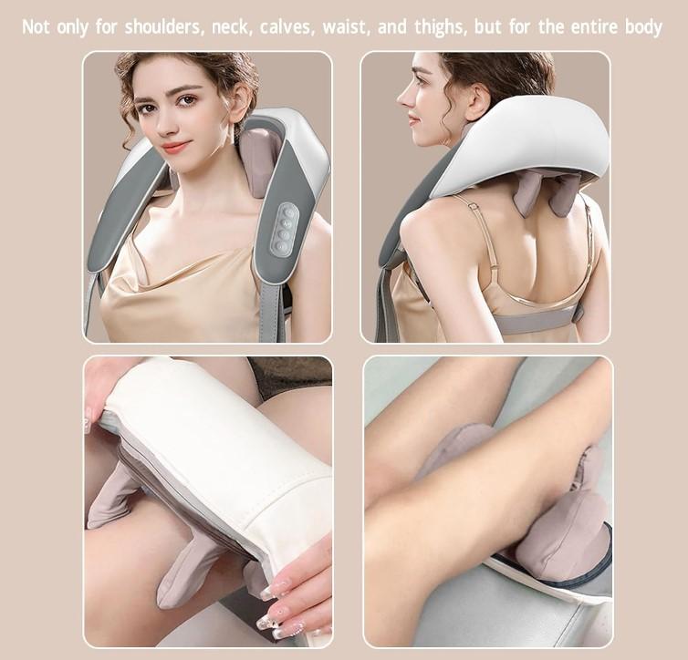 مدلك للرقبة والظهر مع الحرارة