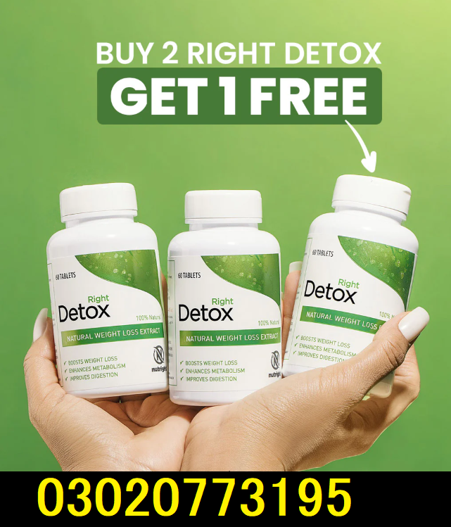 Buy 2 Right Detox & Get 1 Free In Pakistan - 03020773195