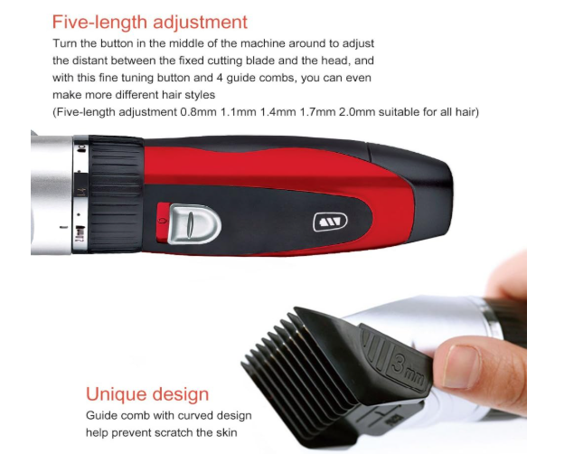 ماكينة حلاقة الشعر والذقن بالشحن 8088 - متعددة الاستخدامات للرجال