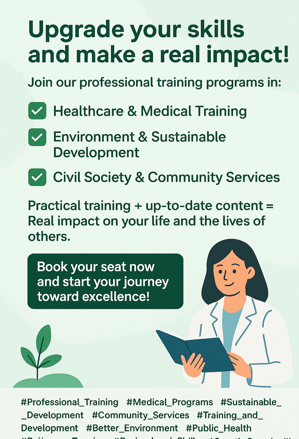 Join our professional training programs