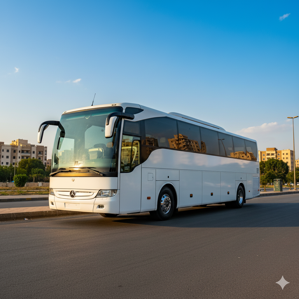 للسفر العائلي استأجر اتوبيس مرسيدس 50 راكب من تورزم تورز