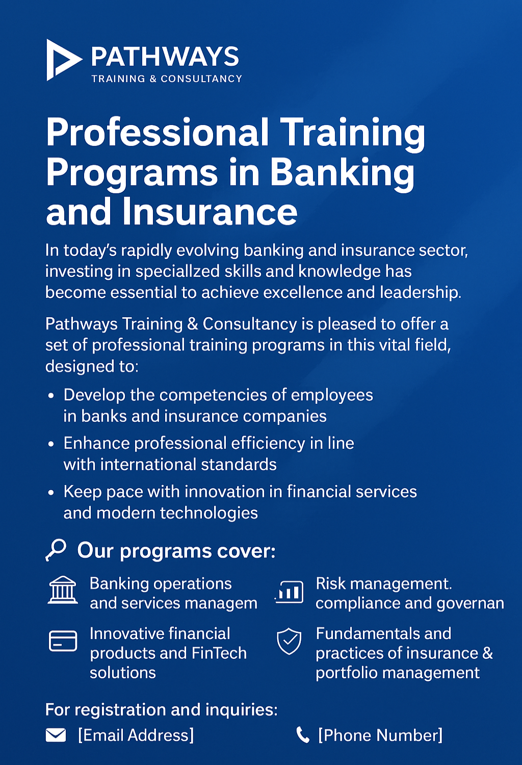 Banking operations and services management