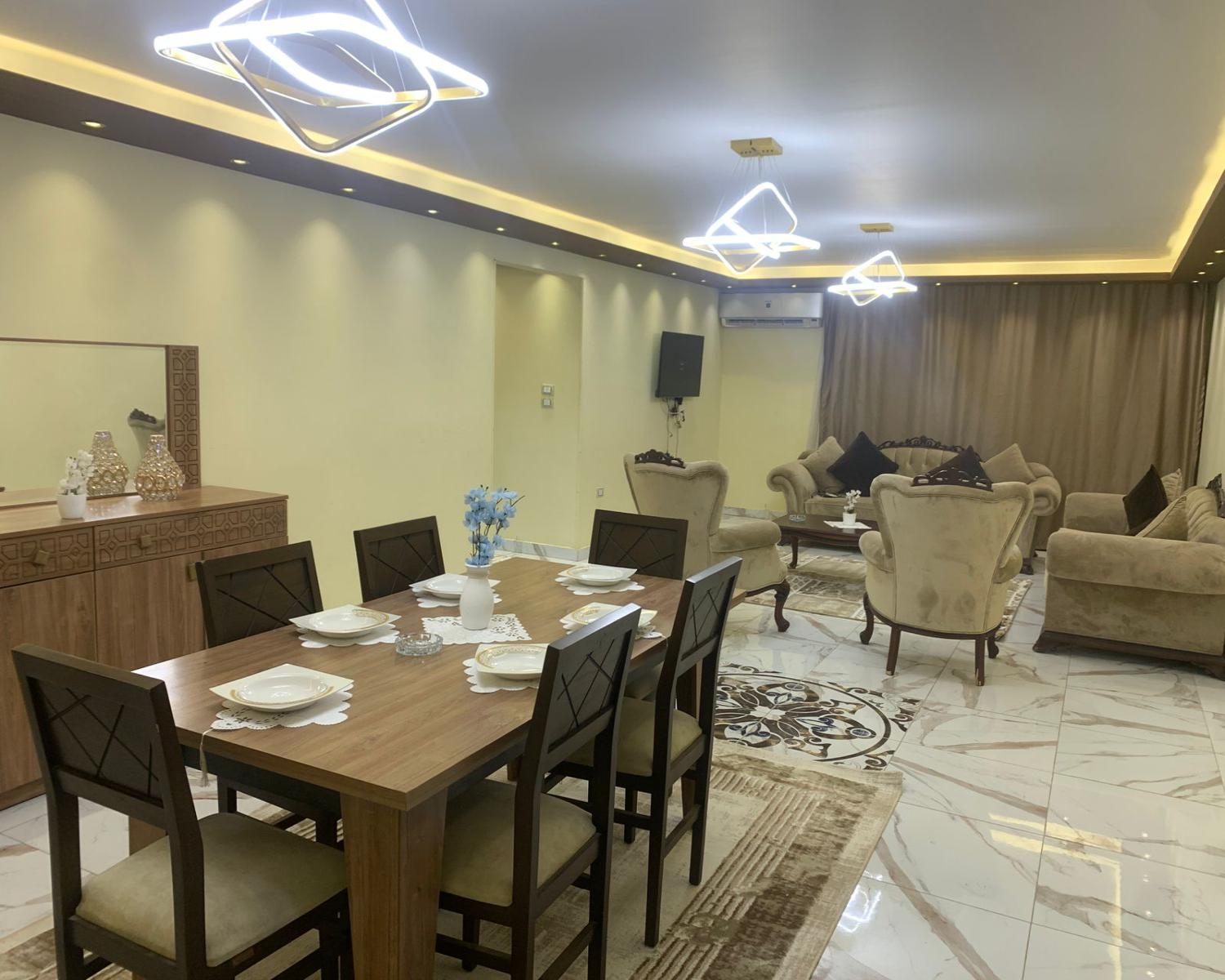 شقه سوبر لوكس مفروشه للايجار اليومي و الشهري بالمهندسين