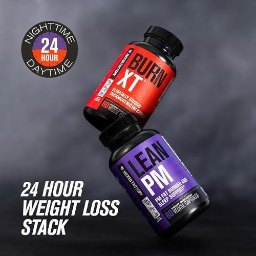 المجموعة الليلية والنهارية لحرق الدهون  Burn-XT & Lean-PM– من الولايات المتحدة