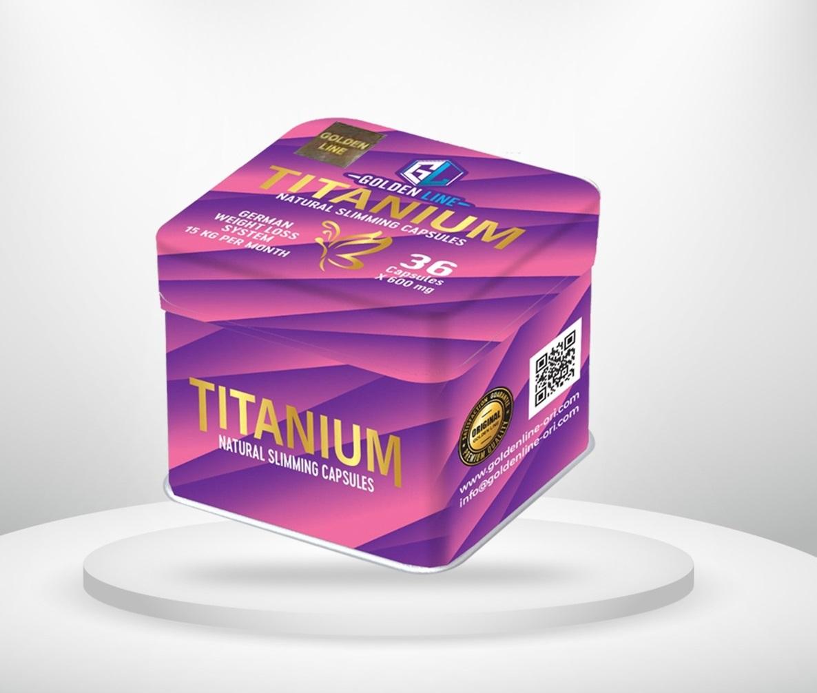 GOLDEN LINE TITANIUM 36 Capsules كبسولات تيتانيوم لسد الشهية